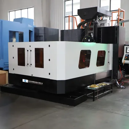 Heavy Vertical CNC Metal Cutting Gantry Milling Machine GMB-6032