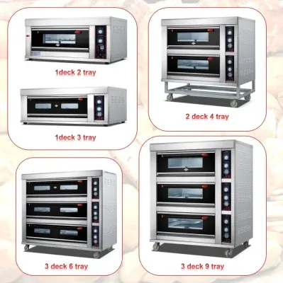 Commerical Deck Oven 4 6 9 Trays Electric Baking Bread Oven