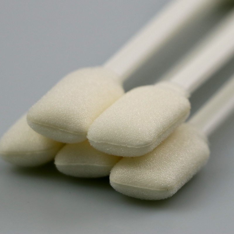 High Absorbency Cleanroom Foam Swab with Double Heads