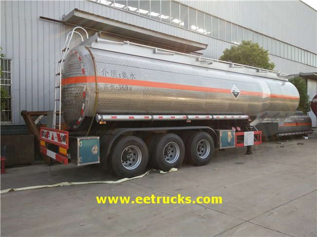 3 Axle 36900L Ammonia Tanker Trailers