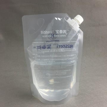 Custom environmentally friendly disinfectant packaging bag