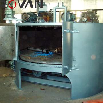 Rotary Turn Table Shot Blasting Machine for Alloy Wheel Surface Cleaning