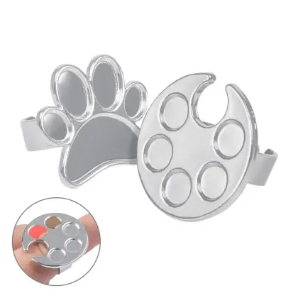 Professional Nail Art Supplies: Metal Mini Palette, Footprint Designs, UV Gel Painting, and Manicure Tools