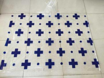 PE disposable color full printing total clear transparent rain poncho