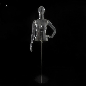 Top quality Wholesaler adjustable plastic Half body mannequin with head