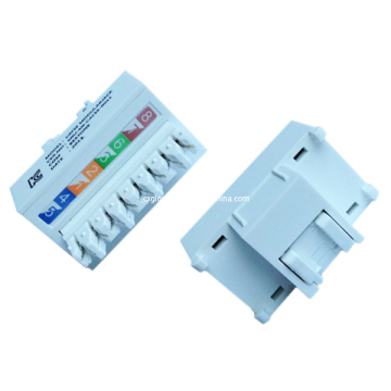Korean Type Cat. 5e RJ45 Keystone Jack