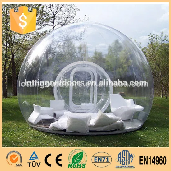 inflatable clear bubble tent with factory price
