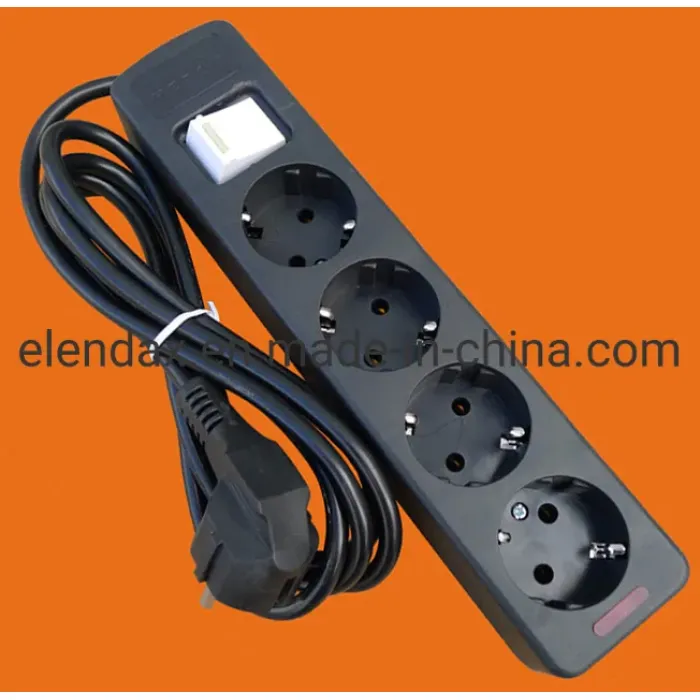 2-контактная удлинительная розетка европейского стандарта, 10/16 А (E5002E)