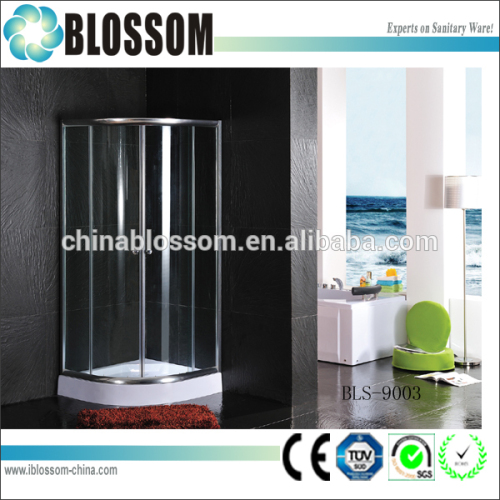 China cheap low tray spare parts aluminium profile shower enclosure