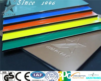 4x8 plastic sheets advertisement sign board Aluminum composite panel