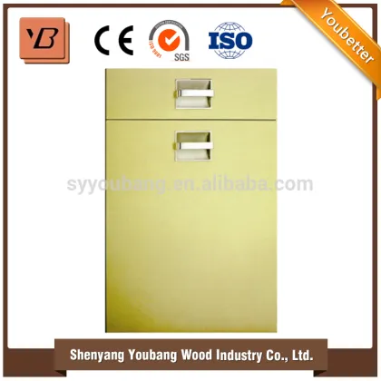 household furniture modern lumber acrylic kitchen cabinet door