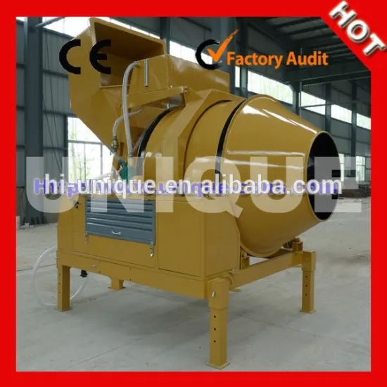 Cement Mixer JZR500 Hydraulic Concrete Mixer With Diesel Engine