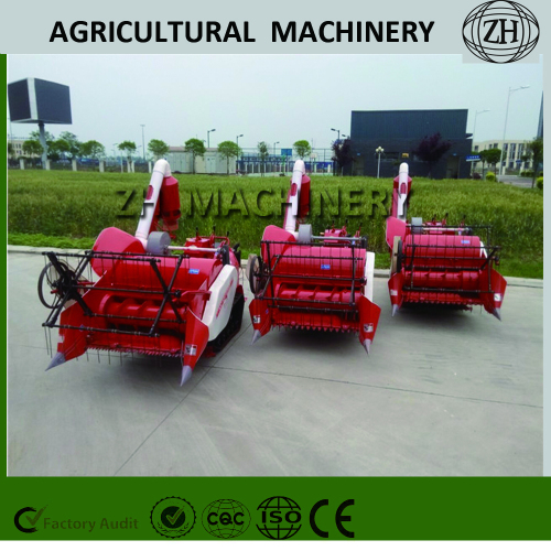 Crawler Belt 0.9kg/s Feeding Capacity Mini Harvester