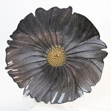 13 Inch Gold Glass Charger Plates - Wholesale for Weddings