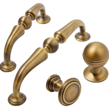 European Vintage Antique Brass Cabinet Pulls