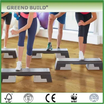 Oak solid wood indoor sports flooring