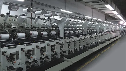 Electronic Yarn Guide Air Covering Winder