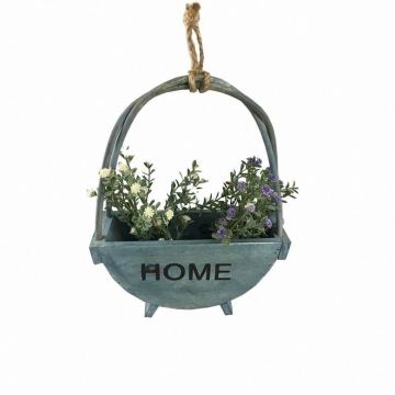 Handmade flower garden basket