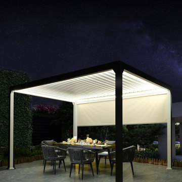 Intelligent Rolling Curtain for Outdoor Aluminum Alloy Villa Garden Promenade