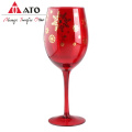 ATO Christmas personalizados Cueras de copas de vino tinto sin tallo