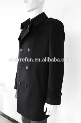 Men's cashmere wool coat