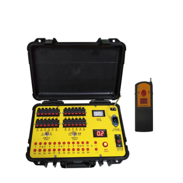 Sistem penembakan remote control profesional untuk kembang api tampilan