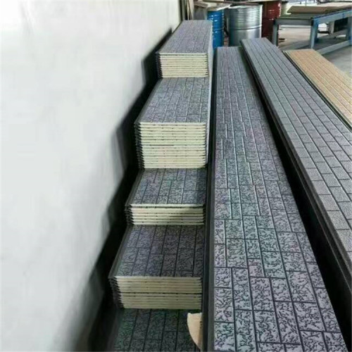 Metal pu foam insulation decorative outside paneling