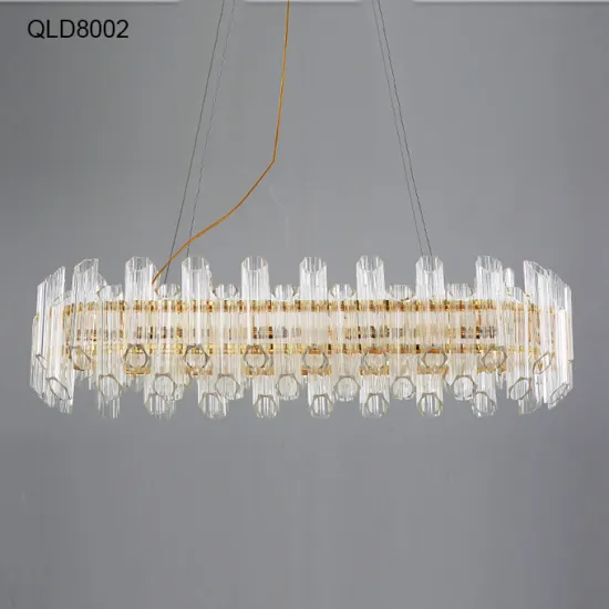 Long crystal chandelier fancy lights for home