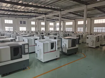 C-40S Factory Supply Slant Bed Double Spindle Turret CNC Lathe