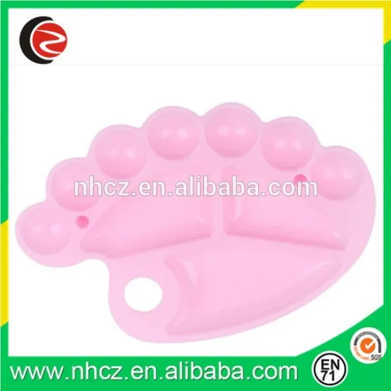 Colorful Foot Shape Artist Palette