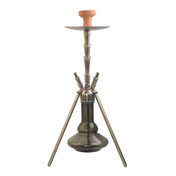 triangle shape unique design hookah base cheap price high quality aluminum hookah steam factory shisha hookah A-1001