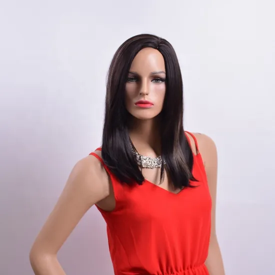 Factory direct sale before dark brown lace synthetic wig head cover dark brown Bob head cover