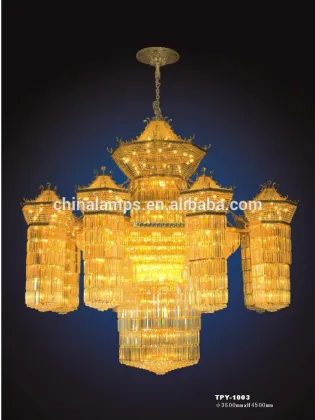 large night lighting lamp projector empire lighting & lamps/crystal chandelier for Bulgari/Peninsula hotel lobby decorative