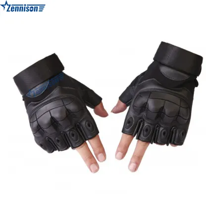 Men's Knuckle Protective Training Gloves - Fingerless Tactical Gloves
