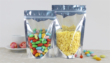 Stand Plastic Packaging Bag with Zipper Top