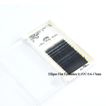 Best quality 0.15mm flat eye lashes matte extension