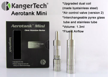 In stock!!! kanger aerotank mini clearomizer with Airflow control and dule coil by szgreenvape