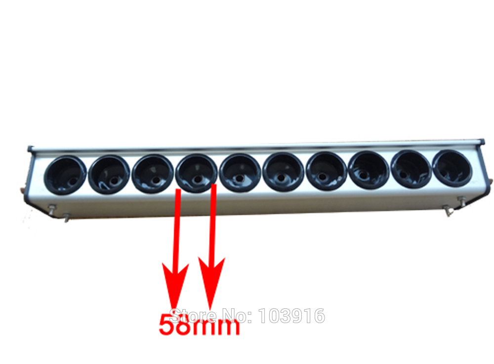 1 set of manifold (10 holes, diameter: 58mm) for solar collector, for solar water heater