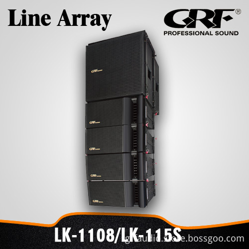Passive / Compact Line Array System, Line Array Loudspeaker (lk-1108+lk ...