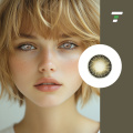 Contact lens natural patterns change the personal image