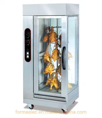 Electric Rotisseries 16 Pieces Chicken Vertical Rotary Electric Chicken Rotisserie