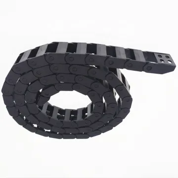Nylon open bridge flexible plastic carrier cable drag chain for CNC machine tool