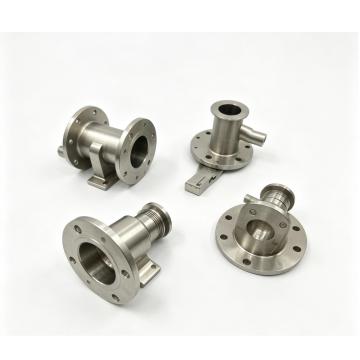 custom precision-machined stainless steel valve bodies/housings
