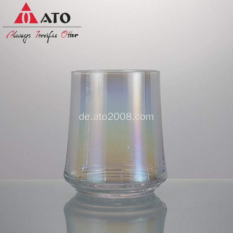 Transparentes Glas Kaffee Tee -Glas -Tasse Kaffeetasse