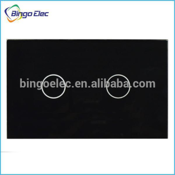 Bingo 220V/50-60HZ,two gang two way switch,touch electric light switch,US standard