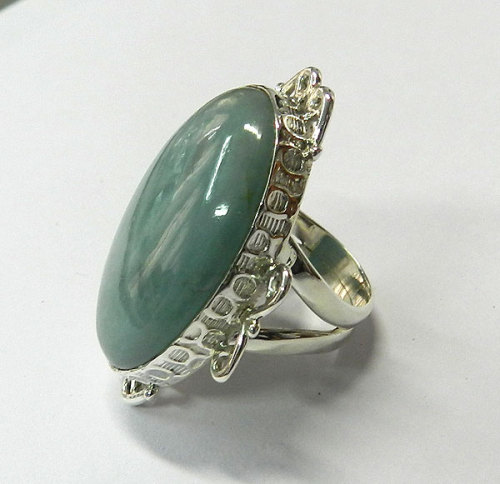 925 Sterling silver Aquamarine Gemstone Ring