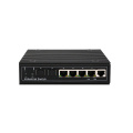 4ports cctv gerenciado rede industrial switch 48v