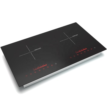 Factory Direct Sales Price Multi-function Energy Saving High-Power Waterproof Design Double Induction Cooker Built-in