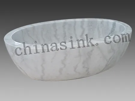 Moon white marble bathroom bath tub, custom size bathtubs, small freestanding bathtub