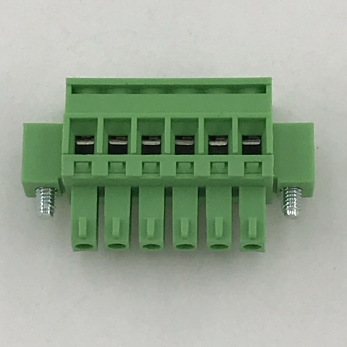 3.81mm female terminal block with locking flanges